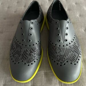 Stylish Gray and Yellow  women Shoes